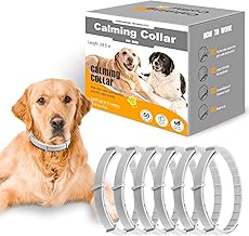 Beruhigungshalsband für Hunde 6 Packungen Hund Pheromon Calm Halsbänder Relief Angst Stress Tre…