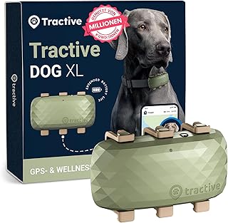 Tractive XL GPS Tracker für Hunde | Empfohlen von Martin Rütter | Bis zu 1 Monat Akku | Weltwei…