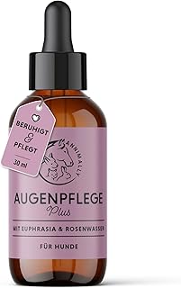 Annimally Augenpflege Plus – Natürlicher Augenreiniger für Hunde & Katzen, mit Euphrasia & Ro…