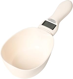 Digitale Löffelwaage, Löffelwaage Hundefutter Hundefutter Messbecher, Tierfutter-Messschaufel m…