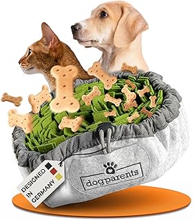 DOGPARENTS® Schnüffelteppich Hund klein & groß – Schnüffelmatte Hund ROBUSTER Hunde Schnüf…