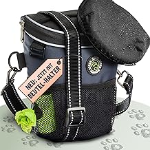 GIZZY® DAS ORIGINAL | Leckerlitasche für Hunde + REGENHAUBE | Leckerlibeutel für Hunde mit pra…