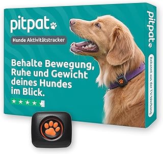PitPat Aktivitäts & Fitness Tracker für Hunde (ohne GPS) – kein Aufladen oder Abo erforderlic…