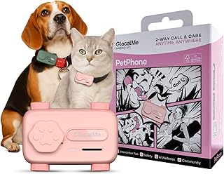 GlocalMe PetPhone GPS Tracker Hund, AI-Gesundheitsmonitor & Aktivitätstracking, Weltweite Live-O…