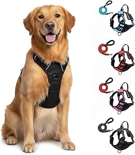 Fellstern Anti-Zieh-Geschirr, Anti-Zieh Hundegeschirr mit Step-in Design – Atmungsaktiv & Gepol…